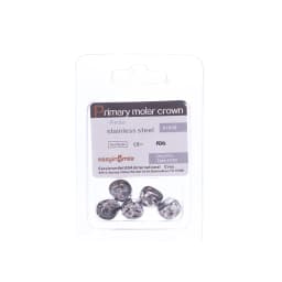 Easyinsmile Dental Crown Kids Primary Molar Ionomer Refill Stainless Steel Upper/Lower Left/Right Teeth 1st/2nd Crowns Cements