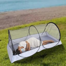 Folding Camping Tent Portable Mosquito Net Mesh Tent Single Person Tent Outdoor Canopy Sun Shelter Camping Mosquito Net Tent