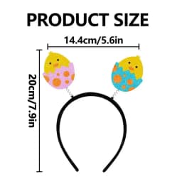 Easter Rabbit Headband Easter Egg Hairband Festive Kids Headband Universal Easter Accessories For Party Home Festival