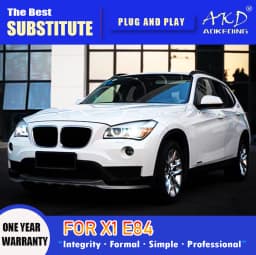 AKD Head Lamp for BMW X1 LED Headlight 2010-2015 Headlights E84 DRL Turn Signal High Beam Angel Eye Projector Lens