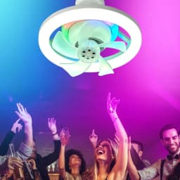 Smart Ceiling Fan Fans With Lights Remote Control Bedroom Decor Ventilator Lamp Silent