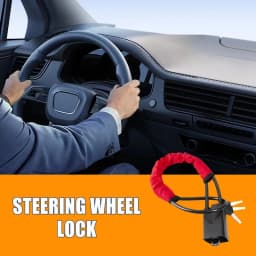 Car Steering Wheel Lock Car Steering Wheel Lock Anti Theft Steering Wheel Lock Seat Belt Lock For Car Truck Suv