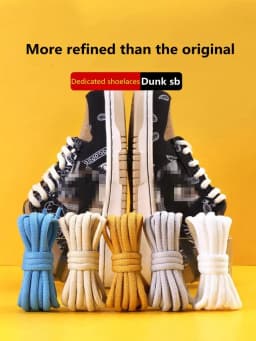 Original Classic Shoelaces Semicircle Thickened Polyester Shoe laces Basketball ShoeLace Non slip Sports Laces 1Pair