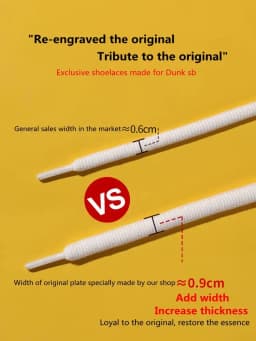 Original Classic Shoelaces Semicircle Thickened Polyester Shoe laces Basketball ShoeLace Non slip Sports Laces 1Pair