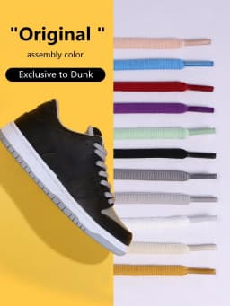 Original Classic Shoelaces Semicircle Thickened Polyester Shoe laces Basketball ShoeLace Non slip Sports Laces 1Pair