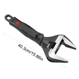 Adjustable Crescent Wrench Crescent Shape Stainless Steel Wrenches Kitchen Basin Wrench Tool Shifter Spanner Sink Tools Wrench