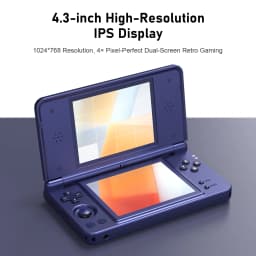 Anbernic RG DS Plus Portable Handheld Game Console Dual Screen 4.3 Inch IPS Retro Gaming Emulator With 4000mAh Battery Streaming