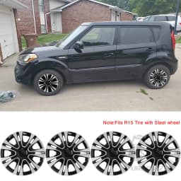 4PCS Hub Cap Performance Replacement Wheel Cap Automobile Full Rim For Universal 15 Inch Rim Size Car Car Wheel Wall Decor