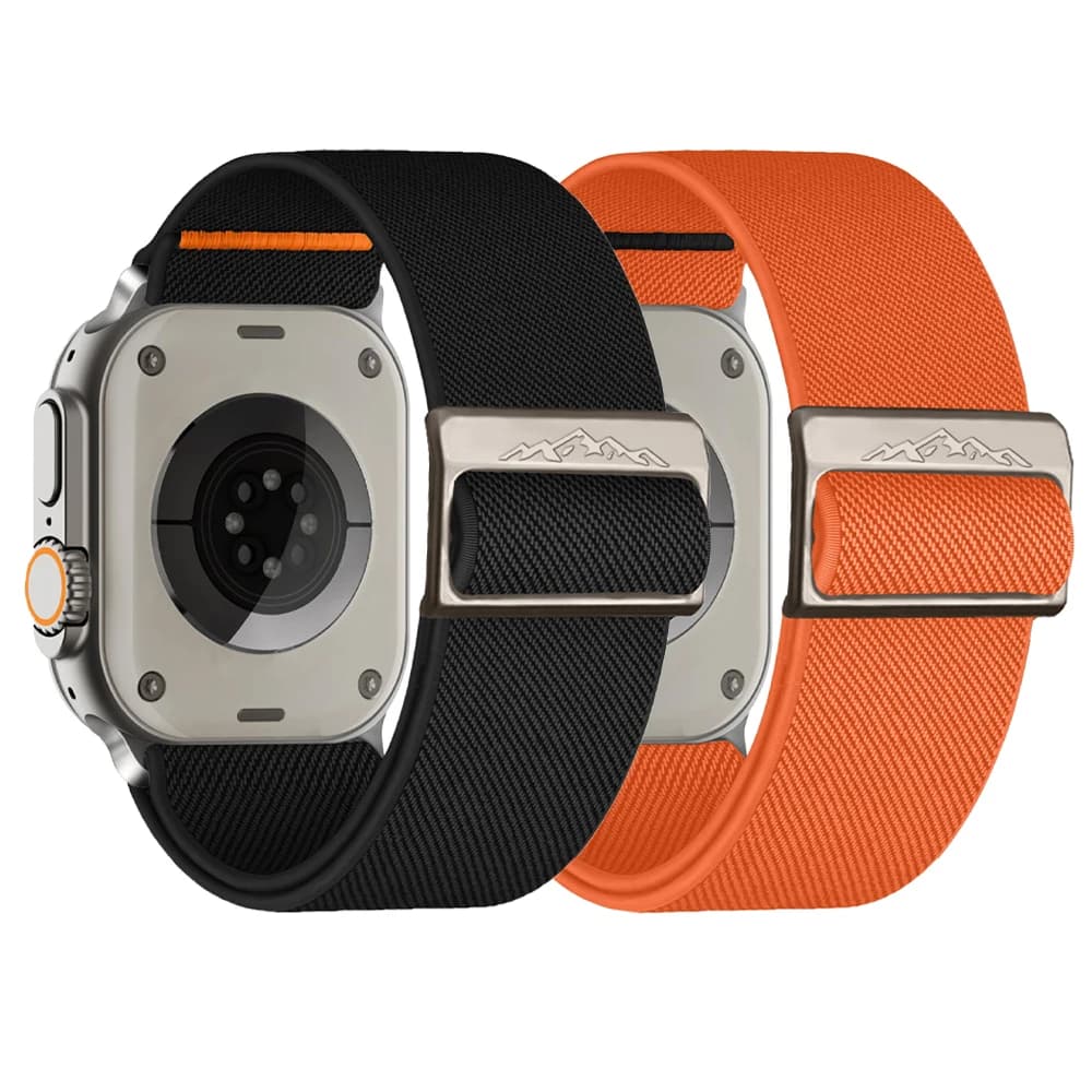 Nylon Strap For Apple Watch ultra Band 49mm 45mm 44mm 40mm 41mm 42mm 38mm adjustable Bracelet correa iwatch Serie 9 3 5 6 7 8 SE