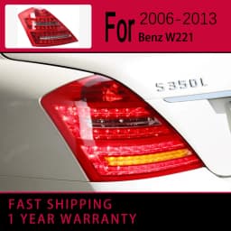 Car Lights for Benz W221 LED Tail Light 2006-2013 S300 S350 S500 Rear Stop Lamp Brake Signal DRL Reverse Automotive Accessories