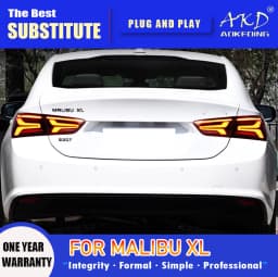 AKD Tail Lamp for Chevrolet Malibu XL LED Tail Light 2016-2022 Malibu XL Rear Fog Brake Turn Signal Automotive Accessories