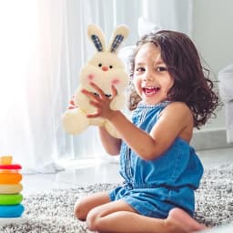 Bunny Plush Stuffed Animal Rabbit Doll Stuffed Plushies Toy Skin Friendly Rabbit Stuffed Animal Plushies Toy For Bedroom Dining