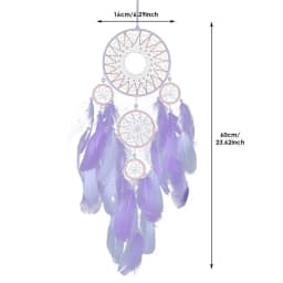 Lucky Five Rings Dreamcatchers Wall Hanging Decoration Feathers Dream Catcher Home Decoration Dream Catchers