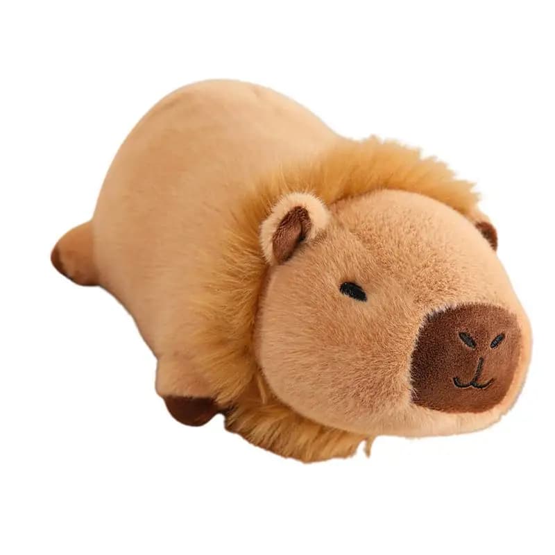 Capybara Stuffed Animal 10-Inch Soft Capybara Plush Stuffed Toy Kawaii Throw Pillow Stuffed Dolls Realistic Animal Plush Home