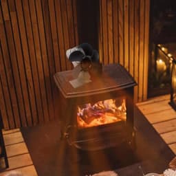 Heat Powered Stove Fan 6 Leaves Circulating Warm Air Fireplace Fan Quiet Non Electric Thermoelectric Wood Stove Fan