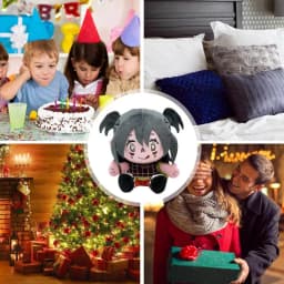 Plush Cartoon Doll 25cm Cuddly Plushie Soft Sensory Doll Plush Toy Stuffed Figure For Car Interior Bedroom Kid's Room Living