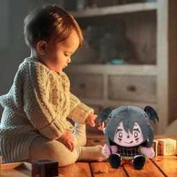 Plush Cartoon Doll 25cm Cuddly Plushie Soft Sensory Doll Plush Toy Stuffed Figure For Car Interior Bedroom Kid's Room Living