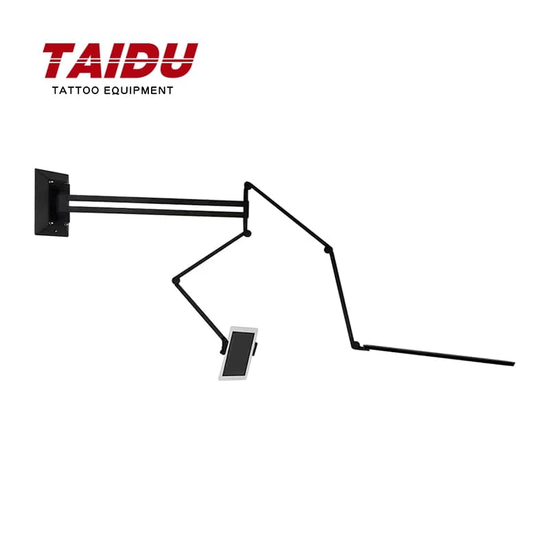 TAIDU Tattoo Adjustable Mounted LED Wall Lamp with Tablet Holder Wall Lights Remote Control LED Room Light Tattoo Equipment