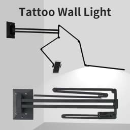 TAIDU Tattoo Adjustable Mounted LED Wall Lamp with Tablet Holder Wall Lights Remote Control LED Room Light Tattoo Equipment