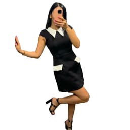 Women Fashion Turn-down Collar High Waist A-line Mini Dress 2026 Summer Party Night Club Street Basic Vestidos Dresses