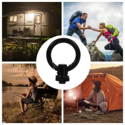 Camping Lantern Stand Camping Non-Slip Lamp Pole Camping Lamp Accessories With Suction Cup Screw Lightweight Lantern Post For