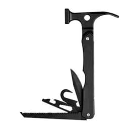 Camping Hammer For Tent Stakes Heavy-Duty Camping Multi Tool Metal Multi Tool Hammer Portable Tent Stake Puller Camping