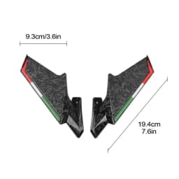 Motorcycle Aerodynamic Winglets Fairing Winglets Side Wings Side Wind Wing Spoiler Fairing Side Fairings Motorcycle Wing Set