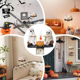 LED Simulated Campfire Night Light Ghost Flickering Decorations Dog Tabletop Decorative Lamp For Home Offices Patio Yard