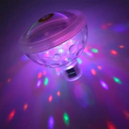 Floating Pool Lights Hut Tub Lights Battery Powered RGB Waterproof Multicolor Pool Hut Tub Lights For Bathtub Shower