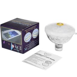 Floating Pool Lights Hut Tub Lights Battery Powered RGB Waterproof Multicolor Pool Hut Tub Lights For Bathtub Shower