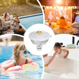 Floating Pool Lights Hut Tub Lights Battery Powered RGB Waterproof Multicolor Pool Hut Tub Lights For Bathtub Shower