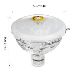Floating Pool Lights Hut Tub Lights Battery Powered RGB Waterproof Multicolor Pool Hut Tub Lights For Bathtub Shower