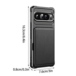 Wallet Phone Case Drop-Proof Cover With Card Holder Magnetic Protective Phone Cover Camera Protection Smartphone Case