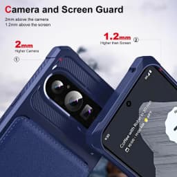 Wallet Phone Case Drop-Proof Cover With Card Holder Magnetic Protective Phone Cover Camera Protection Smartphone Case