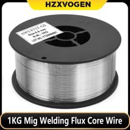 HZXVOGEN 0.8mm 1KG Flux Cored Welding Wire Gasless MIG Wire Carbon Steel Welding Iron Welding Welder Accessories for Soldering
