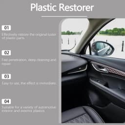 Car Interior Restore Car Detailing Coating Super Gloss Shine Polishing Auto Care Dashboard Plastic Leather Refurbish Car Cleaner
