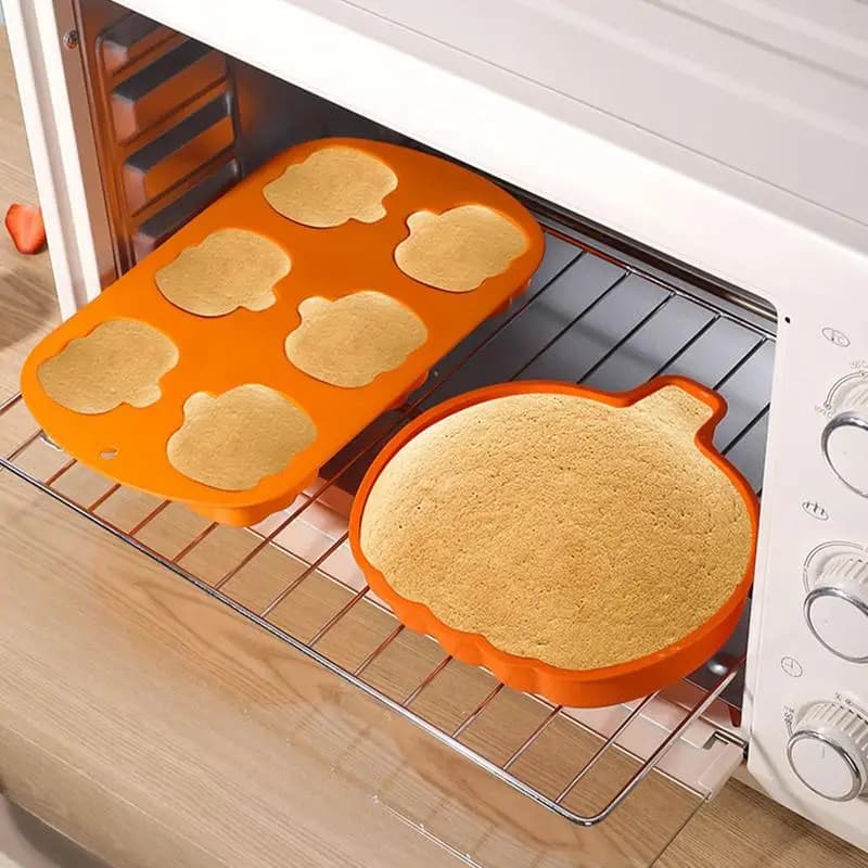 Pumpkin Chocolate Mold Non-Stick Silicone Chocolate Mold Candy Molds Food Grade Baking Accessories Multipurpose Chocolate Molds