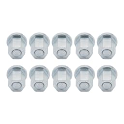 10 X Group 31 Battery Stainless Steel Closed Nut for Standard 3/8" Stud 6015-010