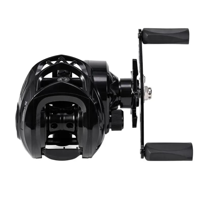 Metal Fishing Reel Black Metal Fishing Reel Lightweight Fishing Accessories User Friendly Fishing Reel For Fishing Enthusiast