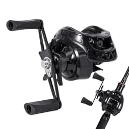 Metal Fishing Reel Black Metal Fishing Reel Lightweight Fishing Accessories User Friendly Fishing Reel For Fishing Enthusiast