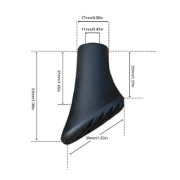 Crutch Tips Heavy Duty Cane Tips Walking Stick Accessories Replacement Feet Anti-Slip Rubber Feet For Outdoor Activities