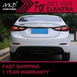 Car Lights for Hyundai Elantra LED Tail Light 2011-2016 Elantra Rear Stop Lamp Brake Signal DRL Reverse Automotive Accessories