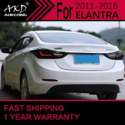 Car Lights for Hyundai Elantra LED Tail Light 2011-2016 Elantra Rear Stop Lamp Brake Signal DRL Reverse Automotive Accessories