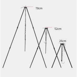 Campfire Tripod Folding Tripod With Chain For Outdoor Fire Cooking Campfire Cooker Stand Tripod Adjustable For Camping And