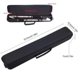 Fishing Rod Case Waterproof Portable Fishing Gear Bag Fishing Gear Storage Fishing Reel Tackle Storage Bag Comfortable Handle