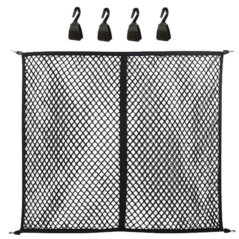 Cargo Cover Mesh Net Sturdy Elastic Truck Bed Organizer Heavy Duty Storage Car Accessories Stable Elastic Mesh Trunk Cargo