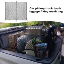 Cargo Cover Mesh Net Sturdy Elastic Truck Bed Organizer Heavy Duty Storage Car Accessories Stable Elastic Mesh Trunk Cargo