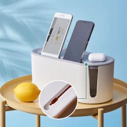 Cord Organizer Box Cord Management Box Household Cable Wire Box Hider Desktop Cord Storage For Hiding Power Strips And