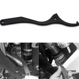Motorcycle Shock Spanner Wrench Shock Absorber Removal Wrench Installation Tool Non-Slip Shock Wrench For Suspension System And