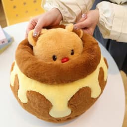 Bear Stuffed Animal Cartoon Toy With Honey Jar Design Soft And Creative Toy Cute Plushies Decoration For Boys And Girls